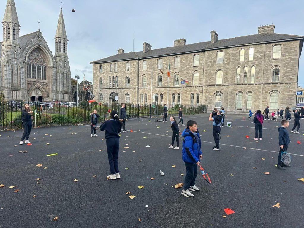 Tennis & Gaelic Football in the sunshine